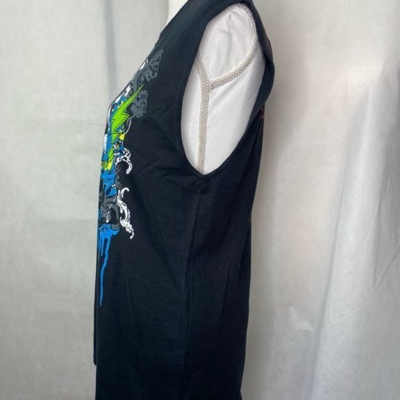 Walt Disney world Mickey Mouse tank top black classic soul Medium NWT - Picture 3 of 9